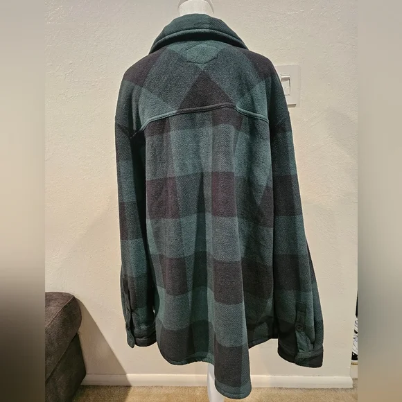 Freedom Foundry Fleece Lined Jacket Men's Green & Black XXL EUC - Picture 2 of 6